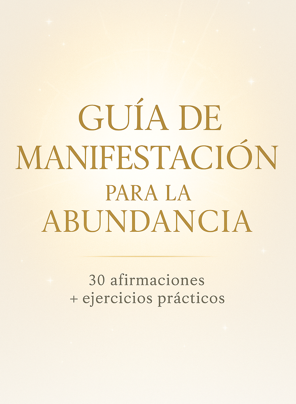 Portada Guía de Manifestación para la Abundancia
